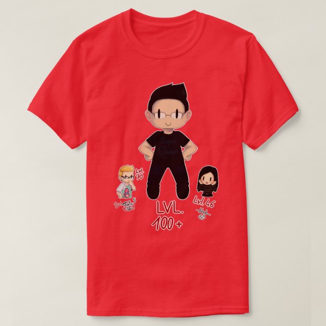 Gamer Level T-Shirt (Design Front)
