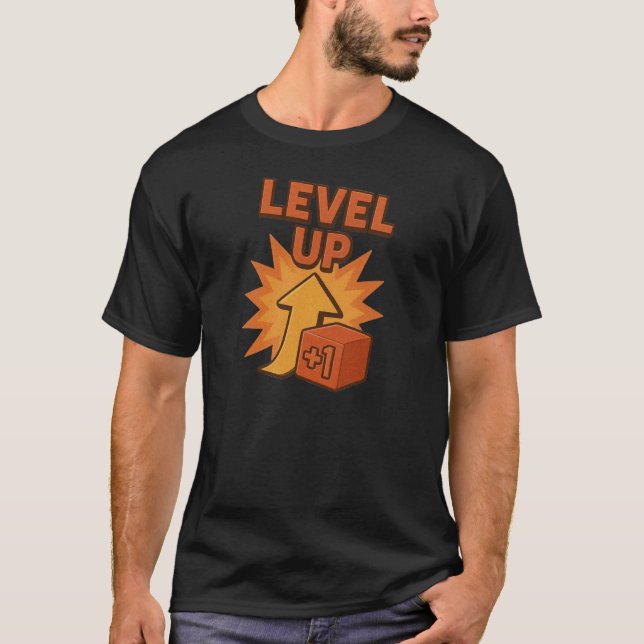 Gamer Level  Up Men T-shirt (Front)
