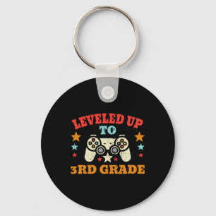 Gamer Levelled Up To 3rd Grade Third First Day Of Key Ring