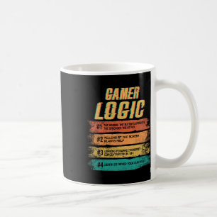 Gamer Logic Death Is Never Your Own Fault  Coffee Mug