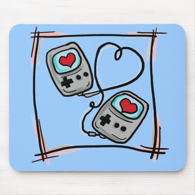 Gamer Love mousepad (Front)