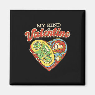 Gamer Love My Kind Of Valentine  Magnet
