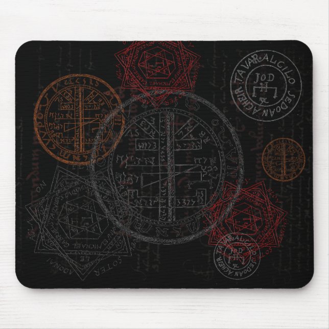 Gamer Magic: Occult Picatrix  Mouse Mat (Front)
