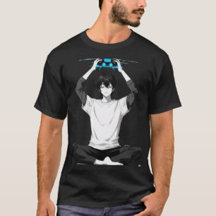 Gamer Meditation Mind Loading Classic Round T-Shirt