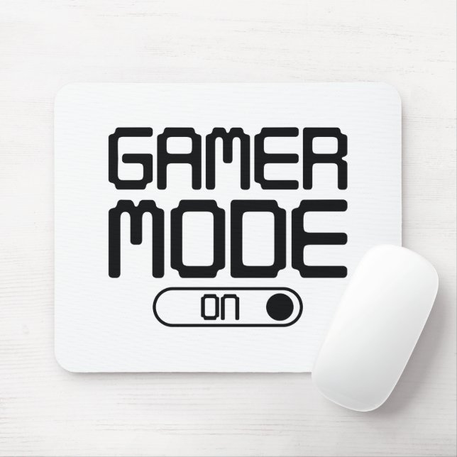 Gamer Mode On Mouse Mat (With Mouse)
