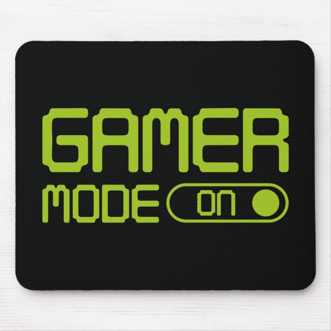 Gamer Mode On Mouse Mat (Front)