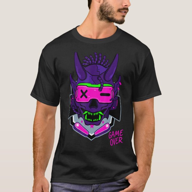 Gamer Monster Game Over u d o game over T-Shirt (Front)