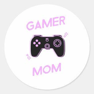 Gamer Mum - Moms Who Love Video Games Classic Round Sticker