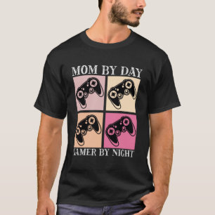 Gamer Mum Motherhood Joystick Controller Video Gam T-Shirt