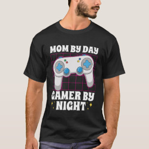 Gamer Mum Motherhood Joystick Controller Video Gam T-Shirt