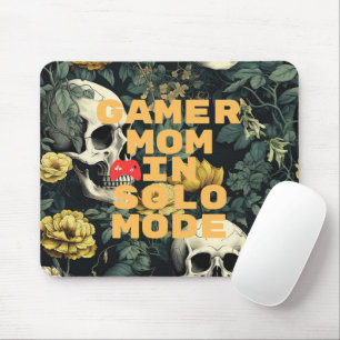 Gamer Mum Solo Mode Gaming Design Mouse Mat