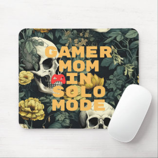 Gamer Mum Solo Mode Gaming Design Mouse Mat