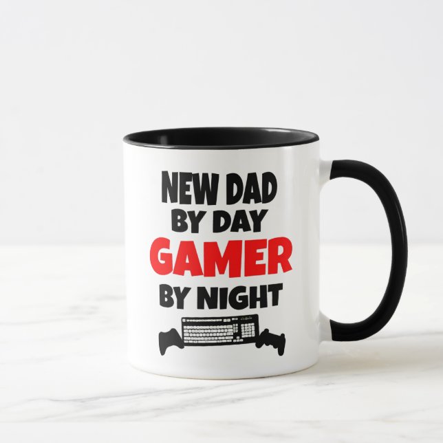 Gamer New Dad Mug (Right)