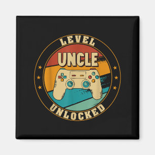 Gamer New Uncle Dad Mom Baby Announcement Pregnanc Magnet