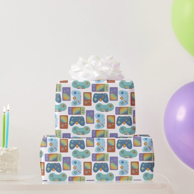 Gamer On Wrapping Paper (Party Gifts)