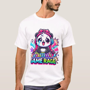 Gamer Panda Rage – Funny Gaming Moments T-Shirt