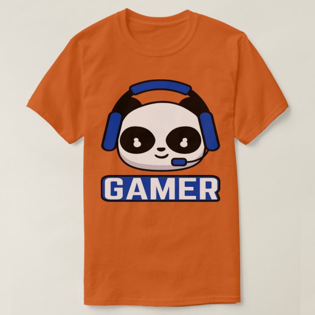 Gamer Panda T-Shirt (Design Front)