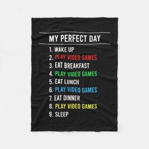 Gamer Perfect Day Fleece Blanket