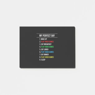 Gamer Perfect Day Post-it Notes