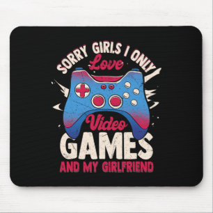 Gamer Priorities – Video Games And Girlfriend Mouse Mat