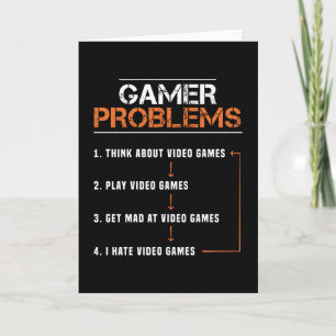 Gamer Problems Gaming - Boys Kids Gift Card