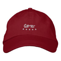 Gamer" prominently on the front with stars Stiched