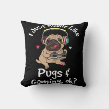 Gamer Pug Lover Video Games Dog Pug Gaming