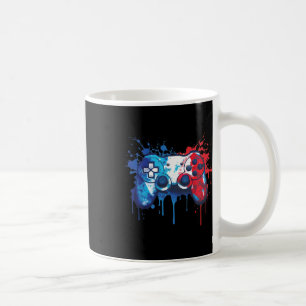 Gamer - Red White Blue 4th Of July Video Game 2 Coffee Mug