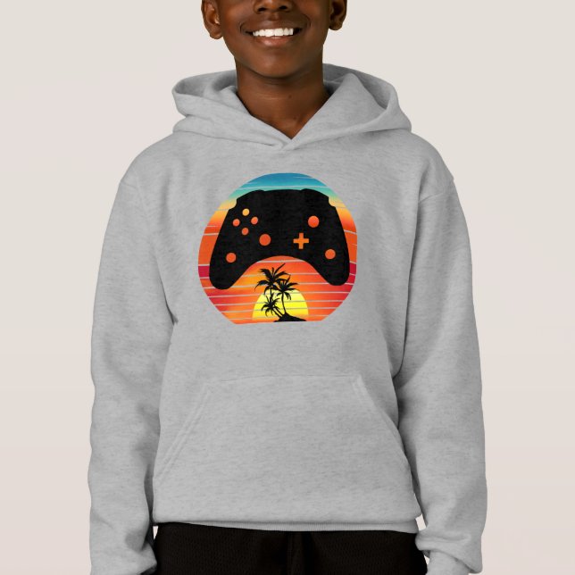 GAMER RETRO GAMING SUNSET  (Front)