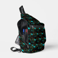 Gamer Retro Neon Pattern