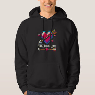 Gamer Romance Video Games Heart Pixel Art Gaming P Hoodie
