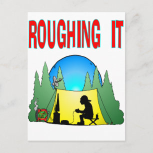 Gamer Roughing It Postcard