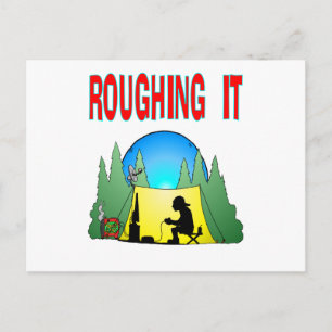Gamer Roughing It Postcard