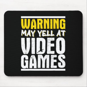 Gamer Skeleton Gaming Video Games Mouse Mat