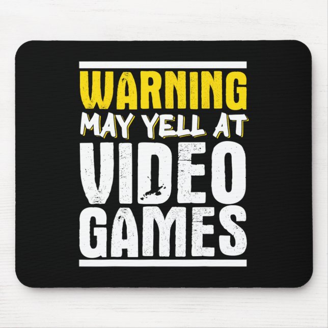 Gamer Skeleton Gaming Video Games  Mouse Mat (Front)