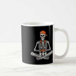 Gamer Skeleton Halloween Video Game Controller Boy Coffee Mug