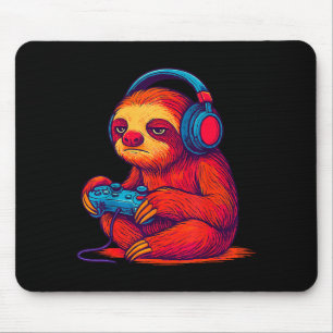Gamer Sloth Mouse Mat