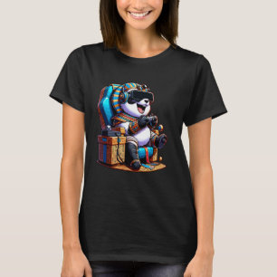 Gamer Sphynx Gaming Chair Headphones Games Player T-Shirt