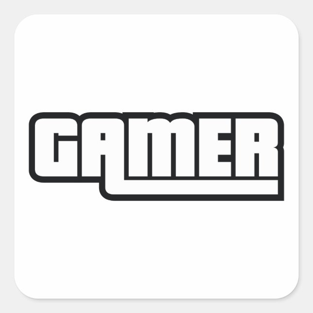 GAMER SQUARE STICKER (Front)