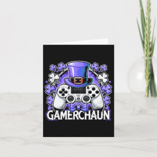 Gamer St Patricks Day Video Game Irish Gaming 1  Card