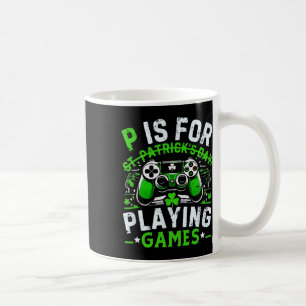 Gamer St Patricks Day Video Game Irish Gaming 2 Coffee Mug