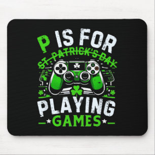 Gamer St Patricks Day Video Game Irish Gaming 2 Mouse Mat