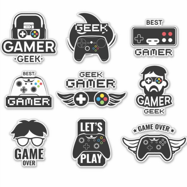  Gamer Sticker (Front)