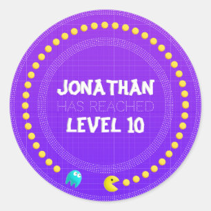 Gamer sticker for birthday Game On