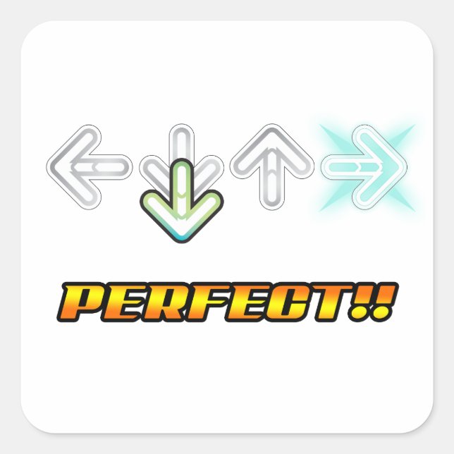Gamer Sticker - Perfect Dance Moves (Front)
