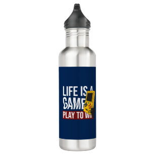 GAMER STYLE LIFE is a Game Play to WIN 710 Ml Water Bottle