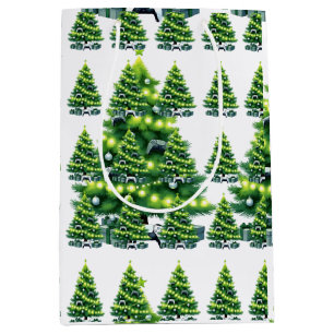 Gamer style Wrapping paper Medium Gift Bag