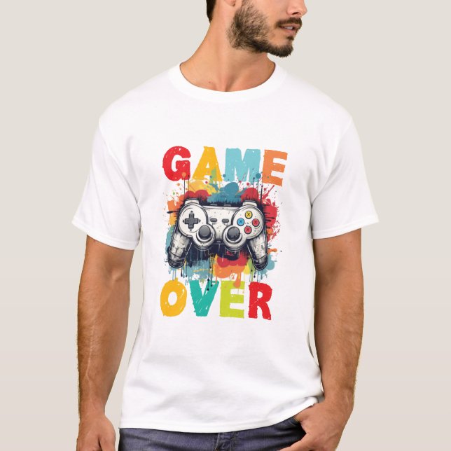 Gamer T-shirt Design. (Front)