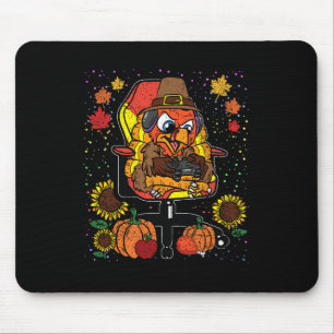 Gamer Thanksgiving Day Gaming Video-game Gamer Mouse Mat