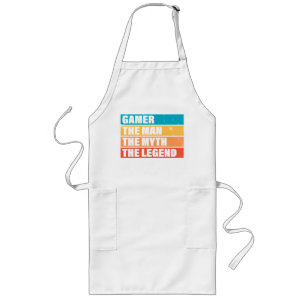 Gamer. The Man. The Myth. The Legend. Long Apron